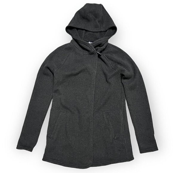 The North Face Fleece Designer Hoodie Shawl Cape Poncho - Womens XS - Picture 2 of 4